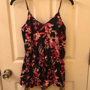 Aeropostale Floral Romper